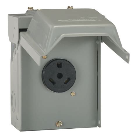 rv 30 amp junction box|30 amp rv receptacle lowe's.